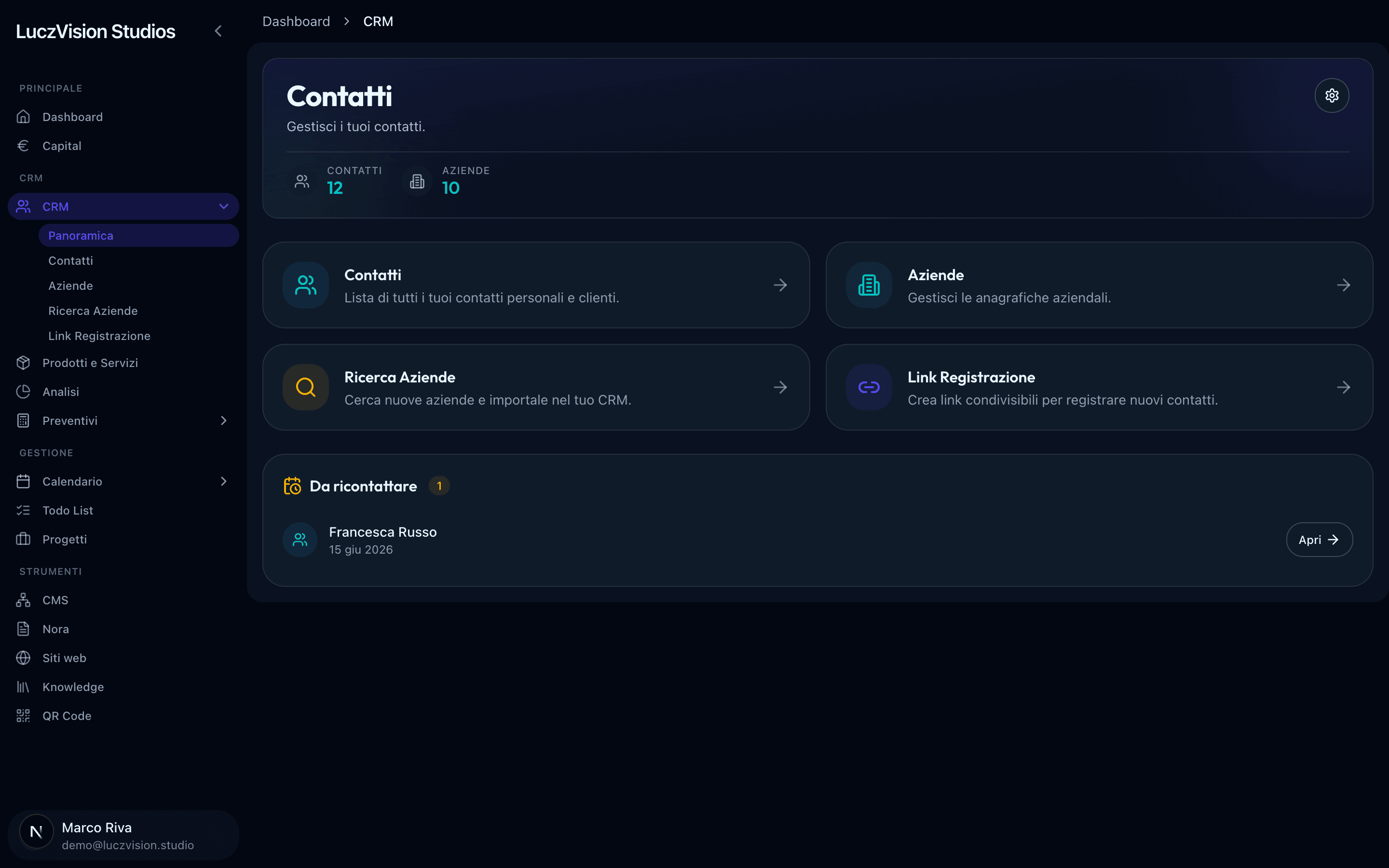 Dai primi contatti alle vendite, in un solo CRM